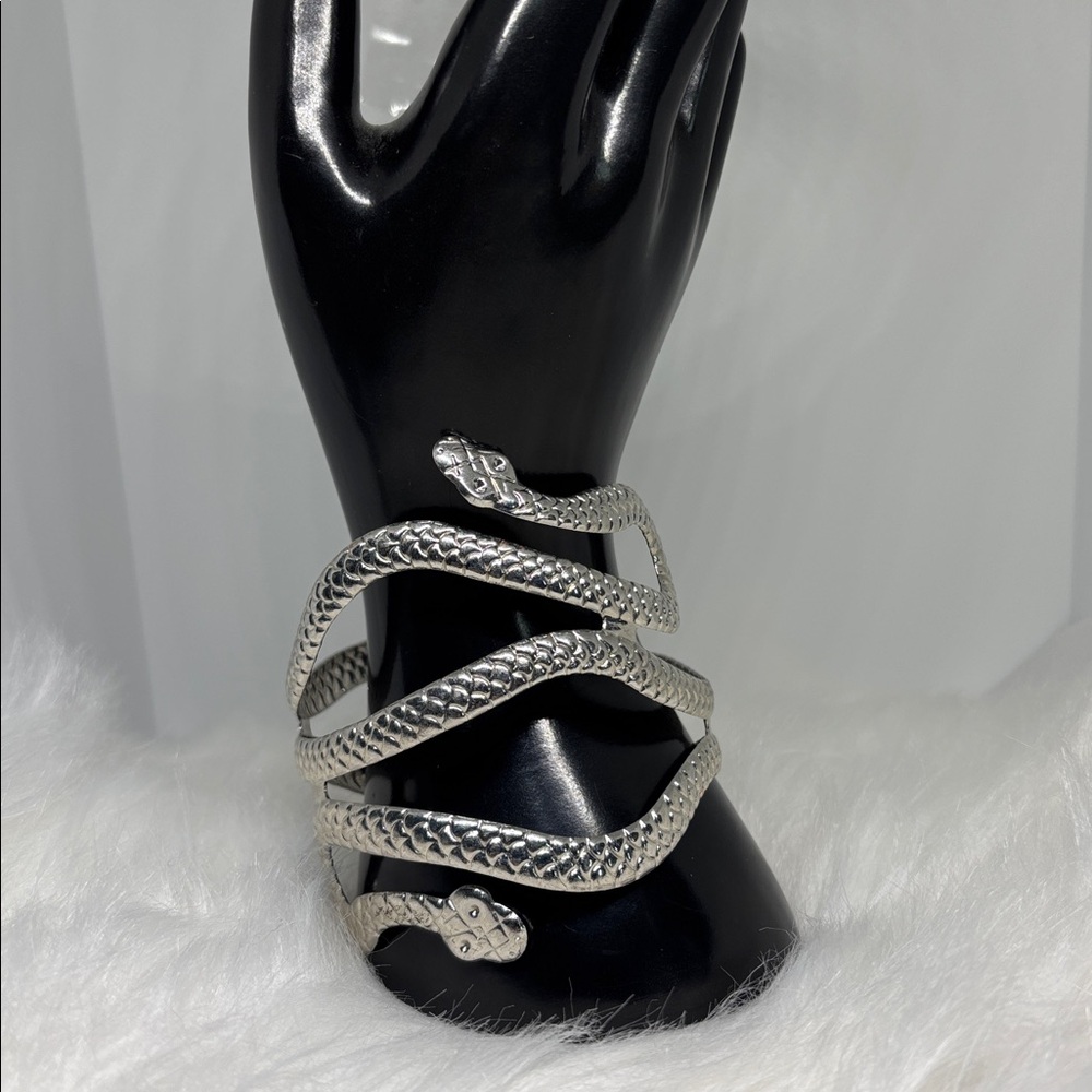 Silver Snake Wrap Bracelet - Women Jewelry Bracelets